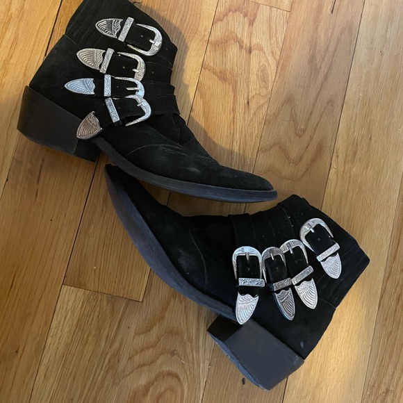 Toga Pulla black suede boots - Picture 4 of 8